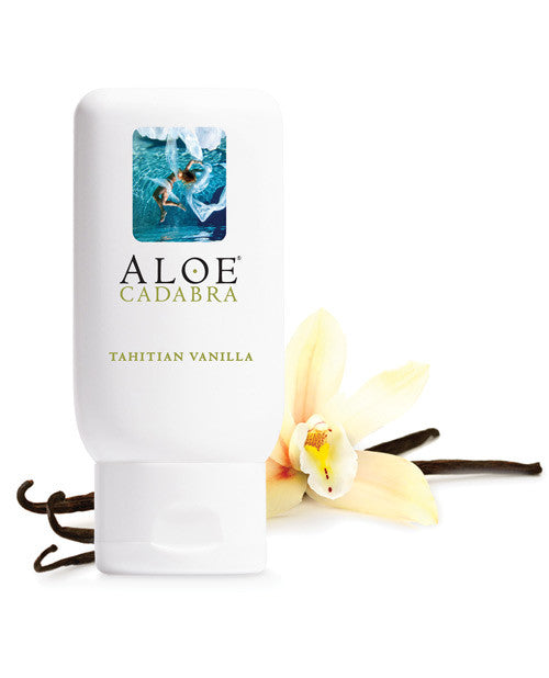 Aloe Cadabra Organic Lubricant - 2.5 Oz Bottle Tahitian Vanilla