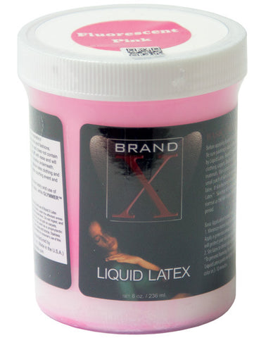 Brand X Liquid Latex - 8 Oz Fluorescent Pink