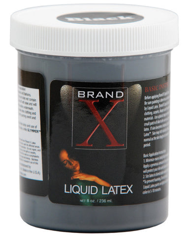 Brand X Liquid Latex - 8 Oz Black