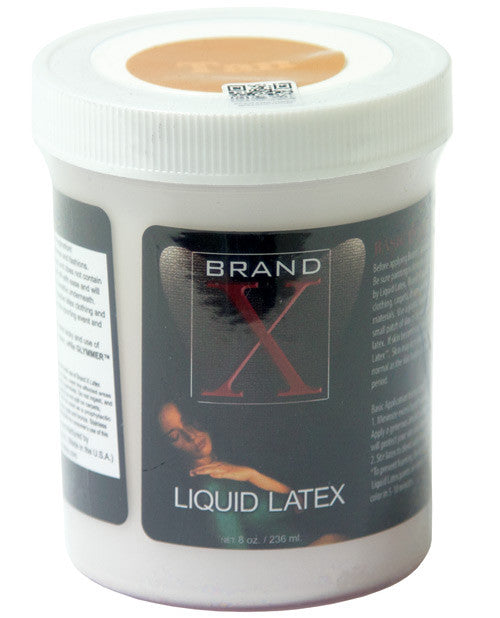 Brand X Liquid Latex - 8 Oz Tan