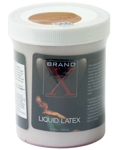 Brand X Liquid Latex - 8 Oz Chocolate