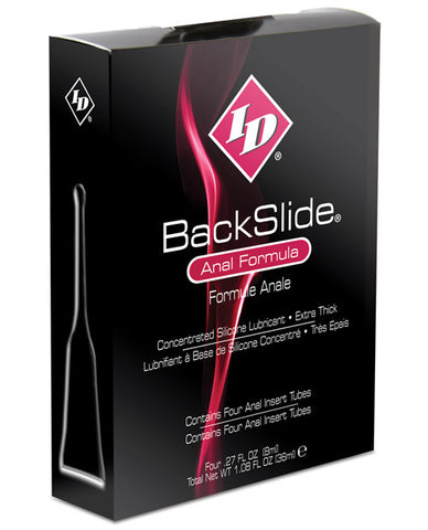 Id Backslide Anal Lubricant - .27 Oz Tube Box Of 4