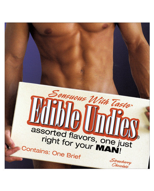 Mens Edible Undies - Strawberry-chocolate