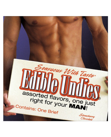 Mens Edible Undies - Strawberry-chocolate