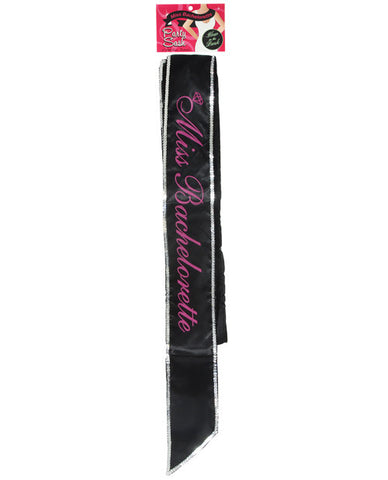 Miss Bachelorette Glow In The Dark Party Sash