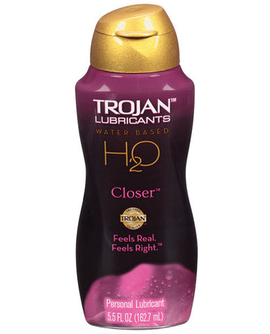 Trojan Waterbased Lubricant - 5.5 O Bottle Closer