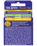 Trojan Pleasure Pack Condoms - Box Of 3