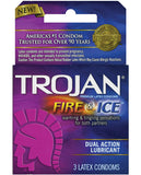 Trojan Fire & Ice Condoms - Box Of 3