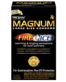 Trojan Magnum Fire & Ice Condoms - Box Of 10