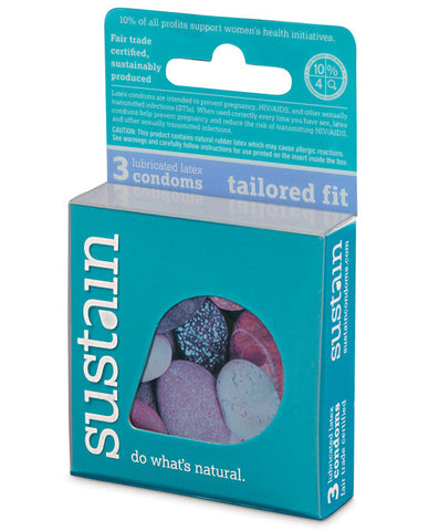 Sustain Condoms Tailored Fit - Pack Of 3