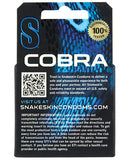 Snakeskin Cobra Smooth Lubricated Condoms - Box Of 3