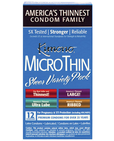 Kimono Micro Thin Variety Pack - Box Of 12