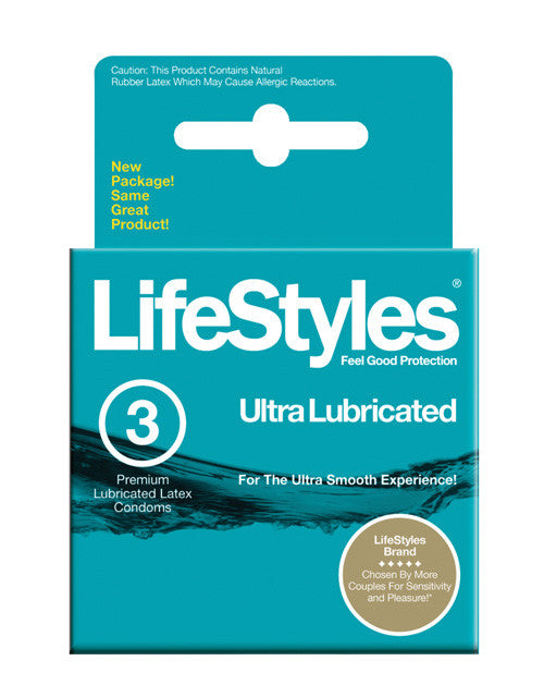 Lifestyles Ultra Lubricated - Box Of 3