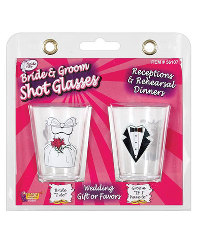 Bride & Groom Shot Glasses