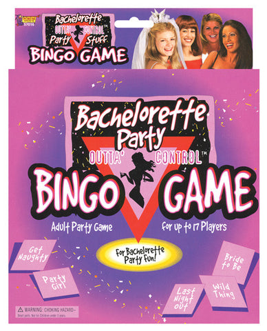 Bachelorette Party Bingo Game