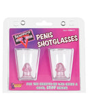 Bachelorette Penis Shot Glasses - Pack Of 2