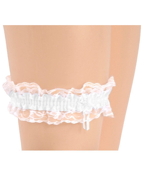 Bridal Garter - White