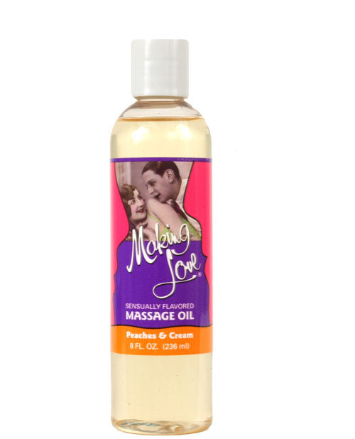 Making Love Massage Oil - 8 Oz Peaches & Cream