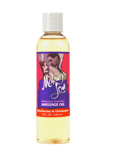 Making Love Massage Oil - 8 Oz Strawberries & Champagne