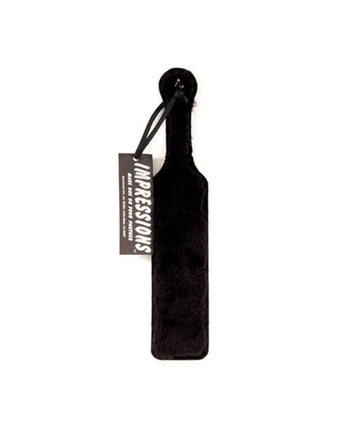 Leather Paddle W-black Fur