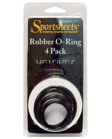 Sportsheets Rubber O-rings - Pack Of 4