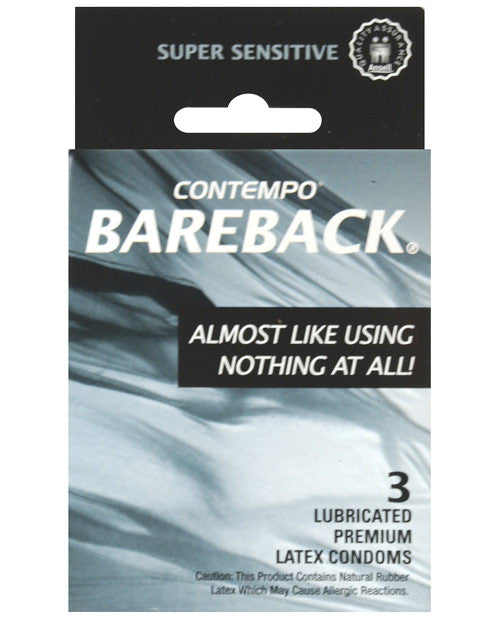 Contempo Bareback Condom - Box Of 3