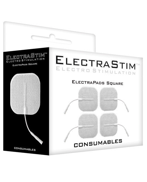 Electrastim Accessory - Square Electrapads (pack Of 4)