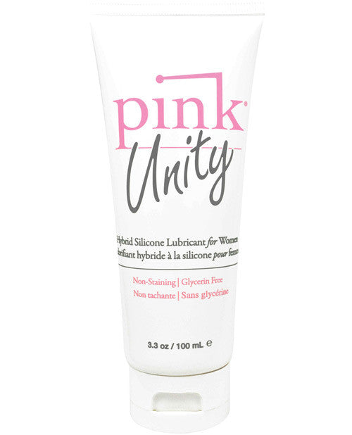 Pink Unity Silicone-water Based Hybrid Lubricant - 3.3 Oz Tube