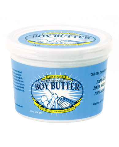 Boy Butter H2o Based - 16 Oz Tub