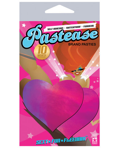 Pastease Hologram Heart - Pink O-s