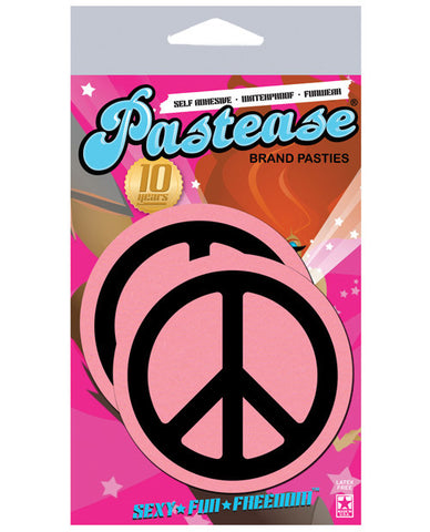 Pastease Baby Pink Peace Signs