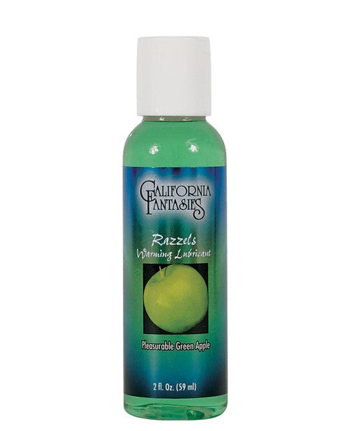 Razzels Warming Lubricant - 2 Oz Pleasurable Green Apple