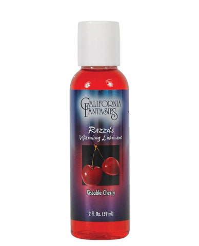 Razzels Warming Lubricant - 2 Oz Kissable Cherry