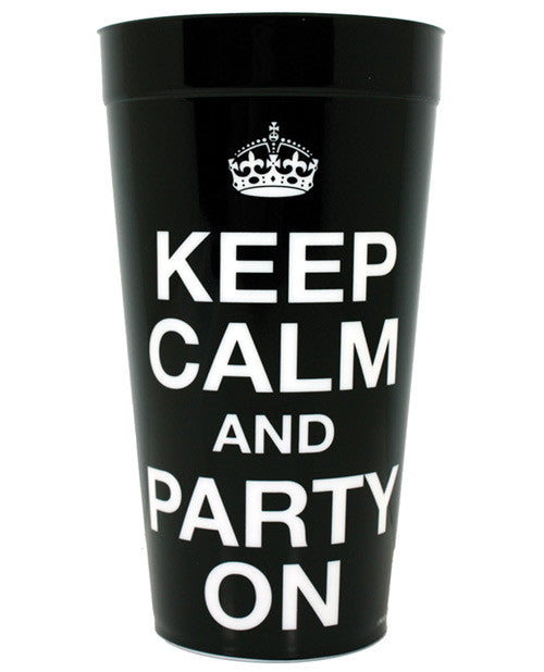 Keep Calm And Party On Plastic Cup