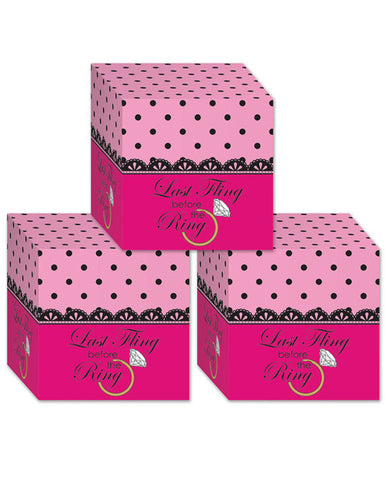 Bachelorette Favor Boxes - Pack Of 3