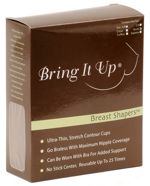 Bring It Up Breast Shapers - Nude A-b Cup 25 Or More Uses