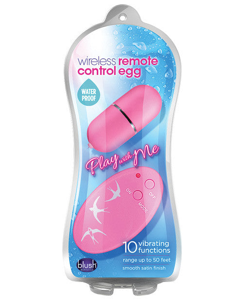 Blush Remote Control Vibrating Egg - Pink