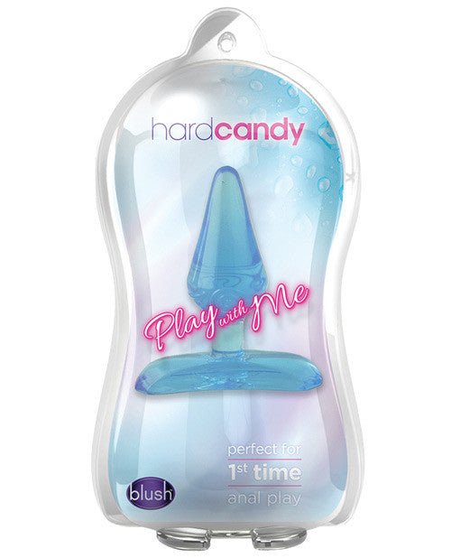 Blush Hard Candy Anal Toy - Blue