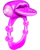 X-treme Vibe Nubbie Tongue Pleasure Ring - Magenta