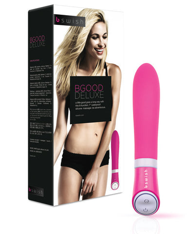 Bgood Deluxe Waterproof Massager - Hot Pink