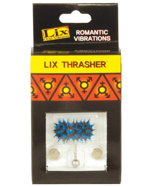Lix-thrasher Oral Vibrator Tongue Ring - Asst Colors