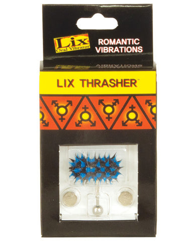 Lix-thrasher Oral Vibrator Tongue Ring - Asst Colors