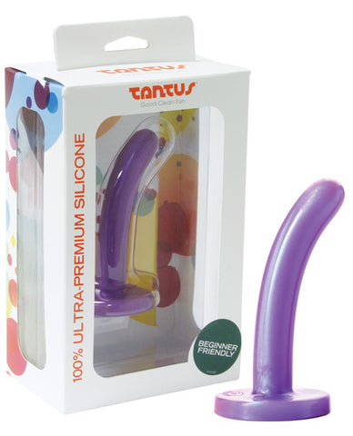 Tantus Silk Silicone Dildo - Small Purple