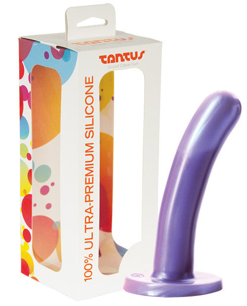 Tantus Silk Silicone Dildo - Medium Purple