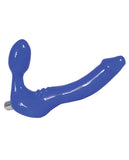 No Eta Tantus Vibrating Silicone Slim Feeldoe - Blue