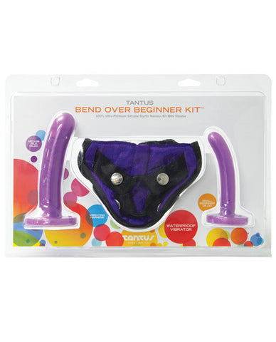 Tantus Bend Over Beginner Ppa W-harness - Purple