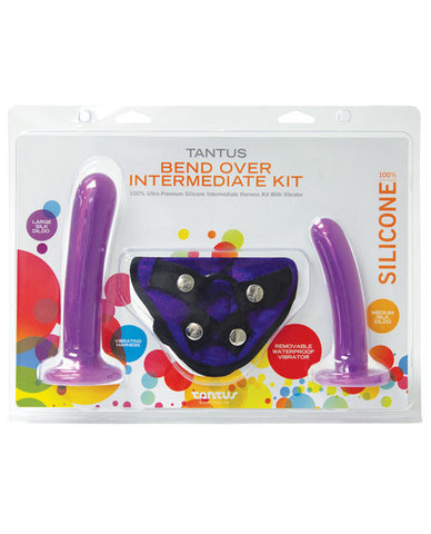 Tantus Bend Over Intermediate Ppa W-harness - Purple