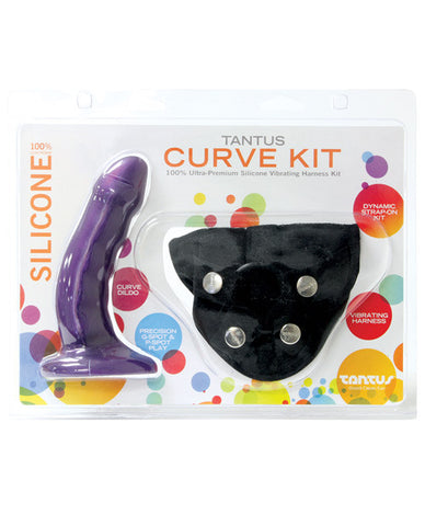 Tantus Silicone Curve Ppa W-harness - Purple