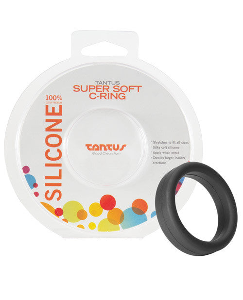 Tantus 1.5" Supersoft C Ring - Black