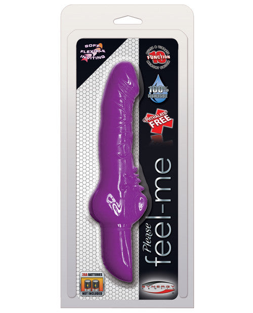 Please Feel Me Flexible Vibe - 10 Function Purple